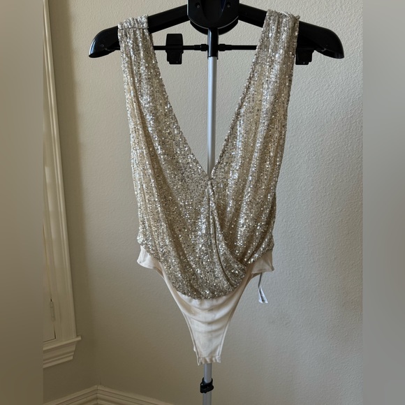 Zara Sequin Bodysuit - Picture 3 of 8